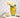 Sakura Handpainted Porcelain Vase, yellow