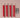 LED taper candle, red