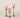 Tulip Delight candle holder, Pink (Set of 3)