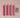 LED taper candle, pink