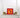 Lovebirds Painting (Handpainted), orange/red